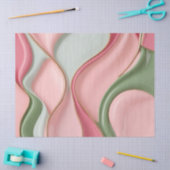 Tissue paper in stylish abstract graphic 薄葉紙 (クラフト)