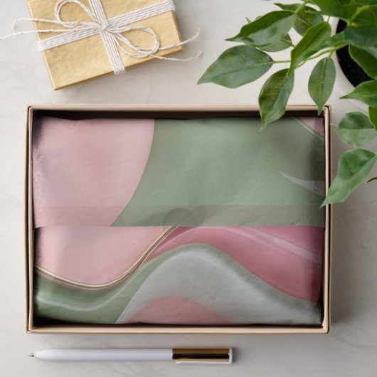 Tissue paper in stylish abstract graphic 薄葉紙 (ギフト)