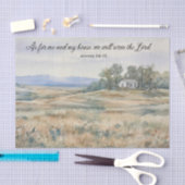 Tissue Paper - Joshua 24:15 - A House on a Prairie 薄葉紙 (クラフト)