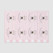 Tissue Paper Pink & White Stripe Graduation 2026 薄葉紙 (正面)