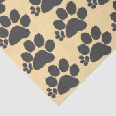 Tissue Paper - Polydactyl Paw Print on Beige 薄葉紙 (詳細)