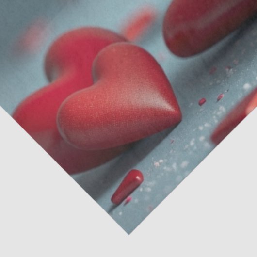 Tissue Paper Teddy with a Heart  薄葉紙 (詳細)