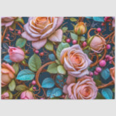 Tissue Paper (Vintage Roses) 薄葉紙 (正面)