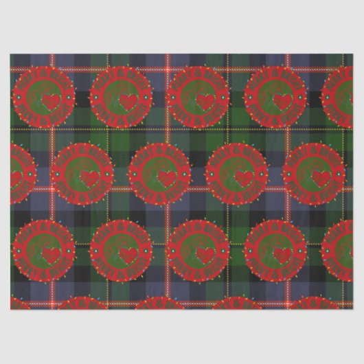 Tissue Paper with Merry & Bright Design 薄葉紙 (正面)