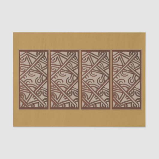 Tissue Paper with Unique Gold Design 薄葉紙 (正面)