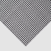 Tissue Sheets, Black White Houndstooth Pattern 薄葉紙 (詳細)