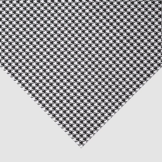 Tissue Sheets, Black White Houndstooth Pattern 薄葉紙 (詳細)