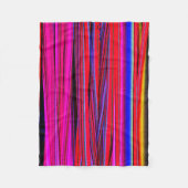 Tissus guatémaltèques : trésor de Chichicastenango フリースブランケット (正面)