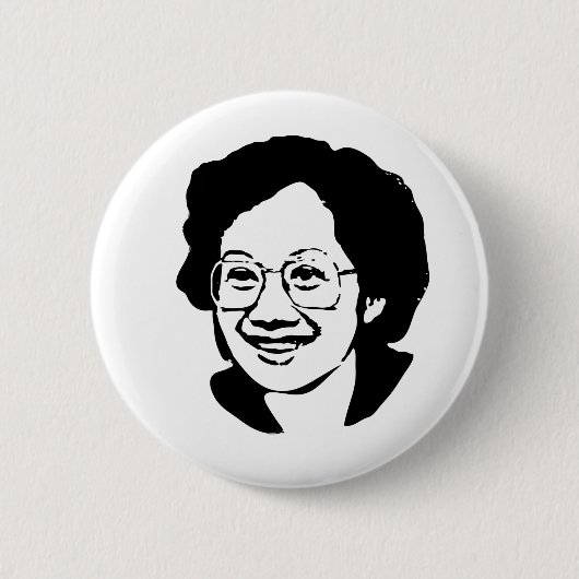 Tita Cory Aquino 缶バッジ (正面)
