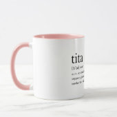 Tita Definition Filipino Aunt Gift Mug マグカップ (左)