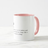 Tita Definition Filipino Aunt Gift Mug マグカップ (正面右)