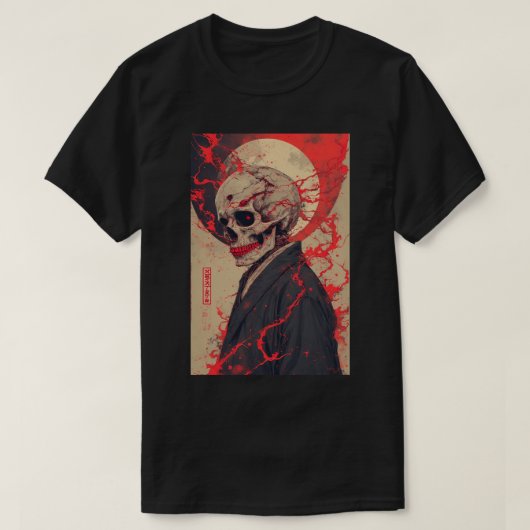 Titan Attack Japanese Anime Skull Reaper Gothic 02 Tシャツ (デザイン正面)