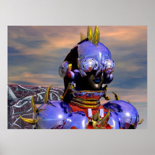 TITAN, CYBORGポートレートSFサイエンスフィクション ポスター