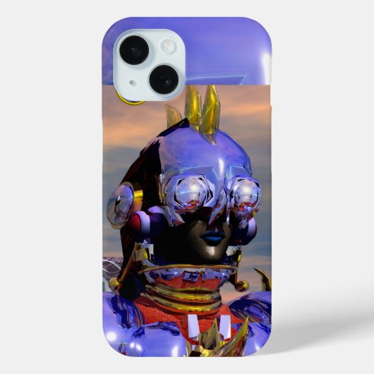 TITAN CYBORG，ブルージェムSF,サイエンスフィクション Case-Mate iPhoneケース (裏面)