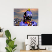 TITAN CYBORG PORTRAIT サイエンスフィクション,Scifi ポスター (ホームオフィス)