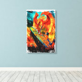 titani sinking rose like the phoenix キャンバスプリント (インサイチュ (ウッドフロア))