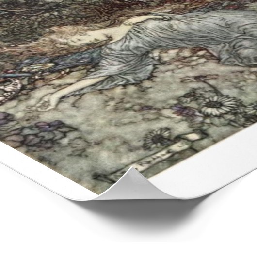 Titania Asleep ポスター (角)