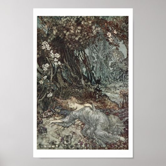 Titania Asleep ポスター (正面)