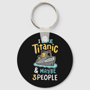 Titanicとたぶん3人が好きで面白いRMS CR キーホルダー