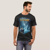 Titanic Cruise Ship Iceberg 1912 Rms Voyage Men Wo Tシャツ (正面フル)
