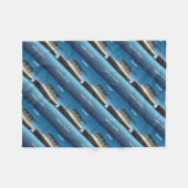 titanic dive フリースブランケット (正面(横))