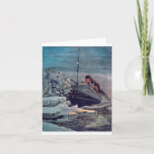 Titanic Hits Iceberg カード (正面)
