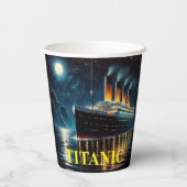 Titanic papieren beker 紙コップ (裏面)