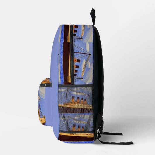 Titanic Ship backpack  プリントバックパック (右)