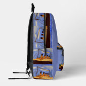 Titanic Ship backpack  プリントバックパック (左)