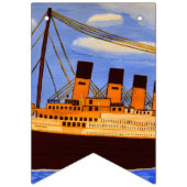 Titanic Ship bunting banner バンティングフラッグ (第2の旗)