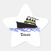 Titanic star 星シール (正面)