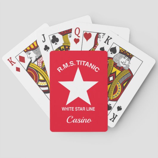 Titanic - White Star Line Casino トランプ (裏面)