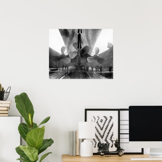 Titanic's propellers ポスター (ホームオフィス)