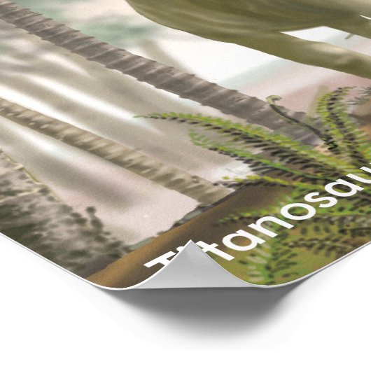 Titanosaur Argentinosaurus ポスター (角)