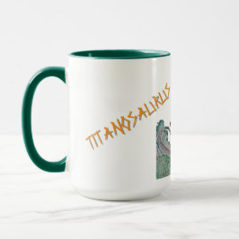 Titanosaurus The Titanic Lizard Mug マグカップ