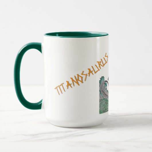 Titanosaurus The Titanic Lizard Mug マグカップ (左)