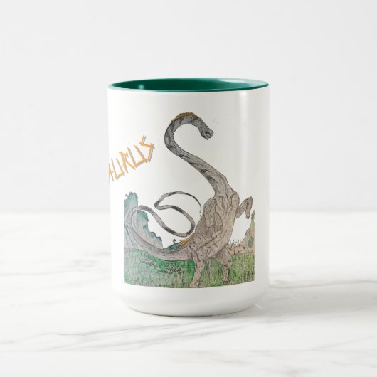 Titanosaurus The Titanic Lizard Mug マグカップ (中央)