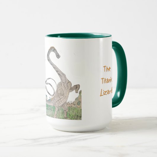 Titanosaurus The Titanic Lizard Mug マグカップ (正面右)