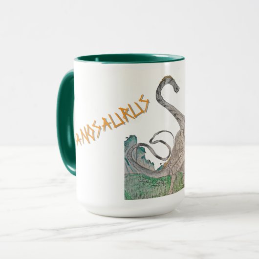 Titanosaurus The Titanic Lizard Mug マグカップ (正面左)