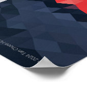 Titans of Music：ベートーヴェンポスター（ローポリ） ポスター (角)