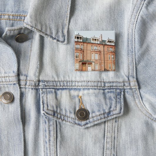 Titeの通り、チェルシーのオスカー・ワイルドの家 缶バッジ (インサイチュ)