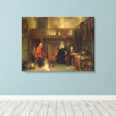 Tithe Tithe (パネル上の油)の支払 キャンバスプリント (インサイチュ (ウッドフロア))