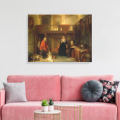 Tithe Tithe (パネル上の油)の支払 キャンバスプリント (インサイチュ (リビング))