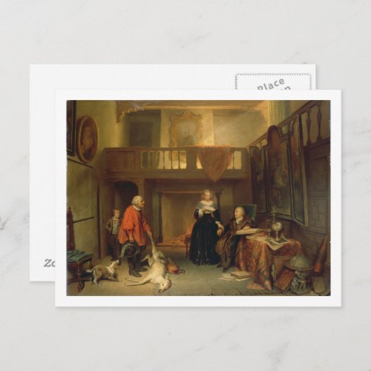 Tithe Tithe (パネル上の油)の支払 ポストカード (正面/裏面)