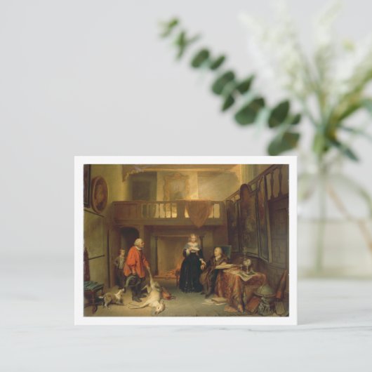 Tithe Tithe (パネル上の油)の支払 ポストカード (スタンド正面)