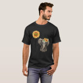 Titi賛美 Hippie象の叔母ギと呼ばれる Tシャツ (正面フル)