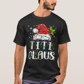 Titi Claus Christmas Santa Hat Matching Family Xma Tシャツ