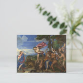 TITITIAN – バッカスとアリアドネ1522 ポストカード (スタンド正面)