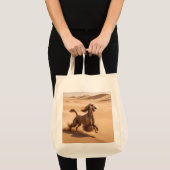 Title: Afghan Hound Elegant Grocery Tote Bag トートバッグ (正面(商品))