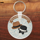 Title Benjamin and buttons dapper detective keycha キーホルダー (裏面)